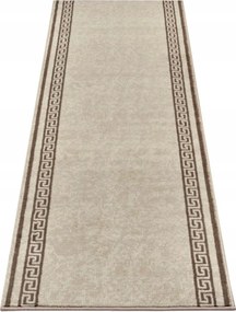 Krémszínű, puha, rövid szálú futószőnyeg folyosóra, 80x450cm