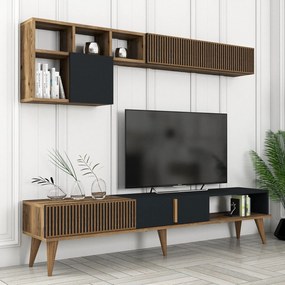 TV szekrény Milan TV - Diós, Antracit