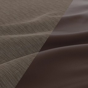 Toronto sarokkanapé, 2 ágyneműtartóval, fonott + műbőr, jobboldali, barna