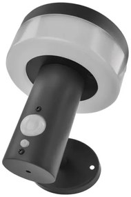 LED napelemes fali lámpa szenzorral LED/2W/3,7V 1200 mAh IP44