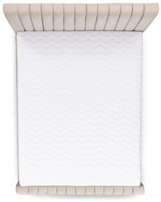 Nicole franciaágy 140x200 tárolóval - bézs Velluto 2 bársony