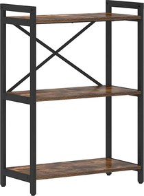 vidaXL Könyvespolc Füstölt tölgy 60 x 30 x 85 cm Faanyag