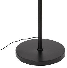 Modern állólámpa fekete, LED-del, dimmelhető RGB-vel és távirányítóval - Sjors