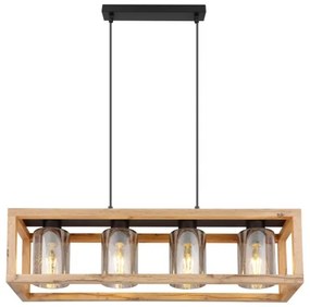 Globo 15497-4H - Csillár zsinóron PETTEY 4xE27/40W/230V