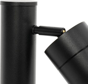 Kültéri lámpa fekete 45 cm AR70 állítható IP44 - Solo