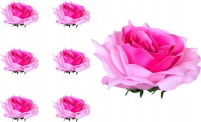 Rózsafej Sonia rózsaszín 6 db-os művirág csokornyakkendő szett