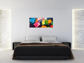 Kép - Színes kockák (120x50 cm)