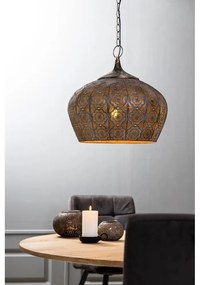 Rézszínű mennyezeti lámpa ø 43,5 cm Emine – Light &amp; Living