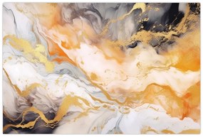 Kép - Márványozott háttér (90x60 cm)