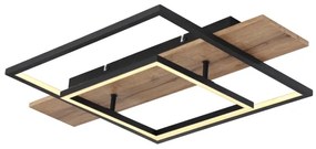 Globo 67289D - VANNI LED fényerőszabályozható mennyezeti lámpatest LED/24W/230V barna/fekete