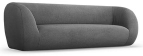 Szürke buklé kanapé 230 cm Essen – Cosmopolitan Design
