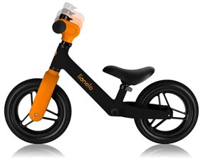 Lionelo - TONI futóbicikli fekete–narancssárga