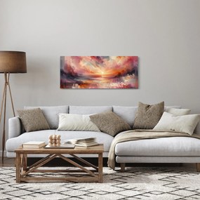 Kép - Festett alkonyat (120x50 cm)