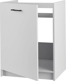 Konyhaszekrény mosogató alá 60-as fehér matt szett