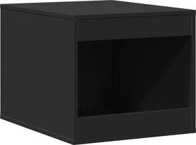 vidaXL fekete szerelt fa macskaalomdoboz 47 x 59 x 42 cm
