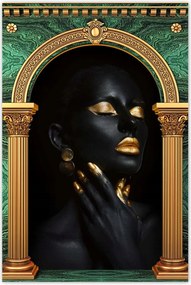 Poszterek 80x120 Arannyal bevont arc