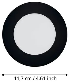 Eglo 900106 - LED fényerőszabályozható fürdőszobai lámpatest FUEVA-Z LED/5,4W/230V IP44