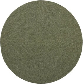 Zöld kerek kültéri-beltéri szőnyeg újrahasznosított szálakból ø 150 cm Despas – Kave Home