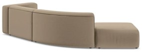 Bézs bársony heverő (bal oldali) Ekahi – Makamii