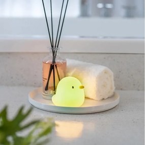 MegaLight - LED RGB Újratölthető gyermek érintős fürdőkád lámpa SWIMMY DUCK LED/5V