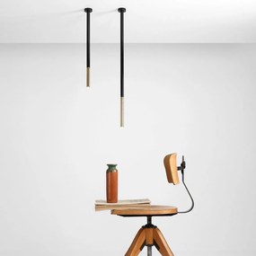 Aldex modern mennyezeti lámpa stick fekete arany ald1067pl_g1_l