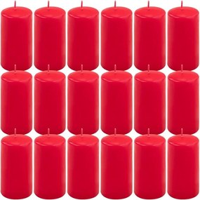 Gyertya készlet 11,5 cm Ø 6 cm 18 db piros