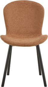 Kárpitozott étkező szék nappali konyha háttámlával narancssárga Esra