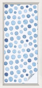 Öntapadós adatvédelmi fólia szélvédőre Akvarell pöttyök 50x116