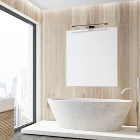 LED fürdőszobai tükörvilágítás SHINE LED/12W/230V 60 cm IP44 fekete