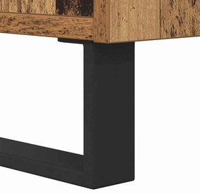 vidaXL Dohányzóasztal Öreg fa 104 x 60 x 35 cm Faanyag