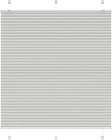vidaXL pliszírozott redőny világosszürke 120x150 cm szövetszélesség