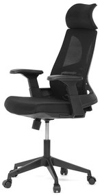 Fekete Hálós Irodai Szék, Hinta Mechanikával. KA-S247 BK