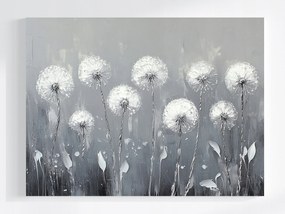 Vászonkép Canvas Természet Tavasz Virágok Pitypang Pehely 80x60