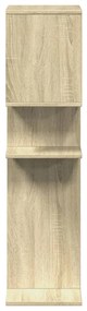 sonoma tölgy szerelt fa elválasztó könyvespolc 92x29x112 cm