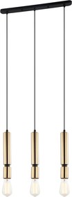 Italux modern függeszték torla fekete sárgaréz itxpen-5041-3-bkbr