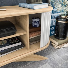 TV szekrény Stor - Sapphire, White