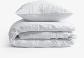 Goldea muszlin ágyneműhuzat – világosszürke 240 x 220 és 2db 70 x 90 cm