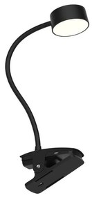 Top Light-LED érintéses, dimmeres asztali csipeszes lámpa BELLA LED/4,8W/5V 3000-6500K fekete