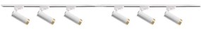Spotlámpa sínrendszerhez FADO 6xGU10/10W/230V fehér