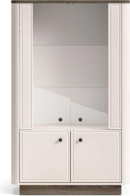 Amberto magas vitrin 92 cm - kasmír / windmill tölgy sötét