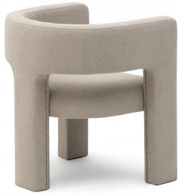 Sötét bézs design fotel ALPAH E