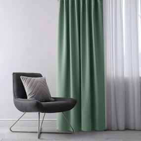 AmeliaHome Blackout EYELETS függöny, mentaszínű, 140 x 245 cm