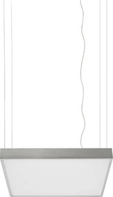 RENDL STRUCTURAL LED 55x55 závěsná česaný hliník 230V LED 48W 3000K