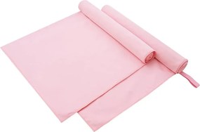 vidaXL Sport Törölközők 2 pcs Rózsaszín 180 x 90 cm