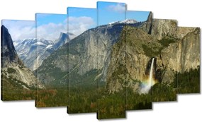 Vászonkép 140x80 Szivárvány vízesés