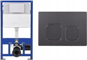 AquaTech Slim Szerelőkeret 8cm mély Claro gun fém nyomógomb