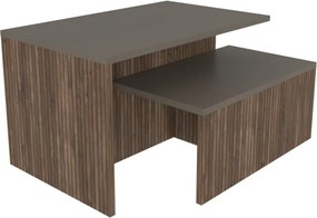 Twins - Taupe, Oak