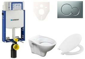 Fali WC szett Geberit befalazáshoz + Ceramia S-Line Pro WC 110.302.00.5NR3