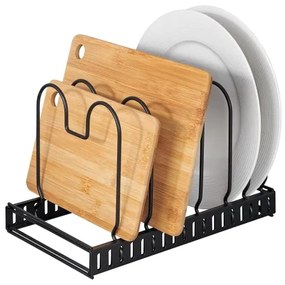 WENKO 53149100 - Fedőtartó és serpenyőtartó 18x18 cm fekete