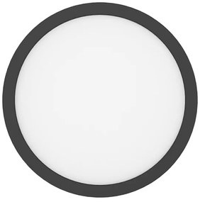 LED mennyezeti lámpatest EVORA LED/18W/230V 3000/4000/6000K átm. 22,5 cm fekete